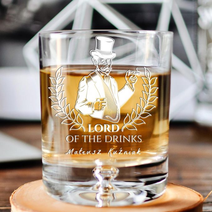 Personalizowana szklanka do whisky - Lord of the drinks