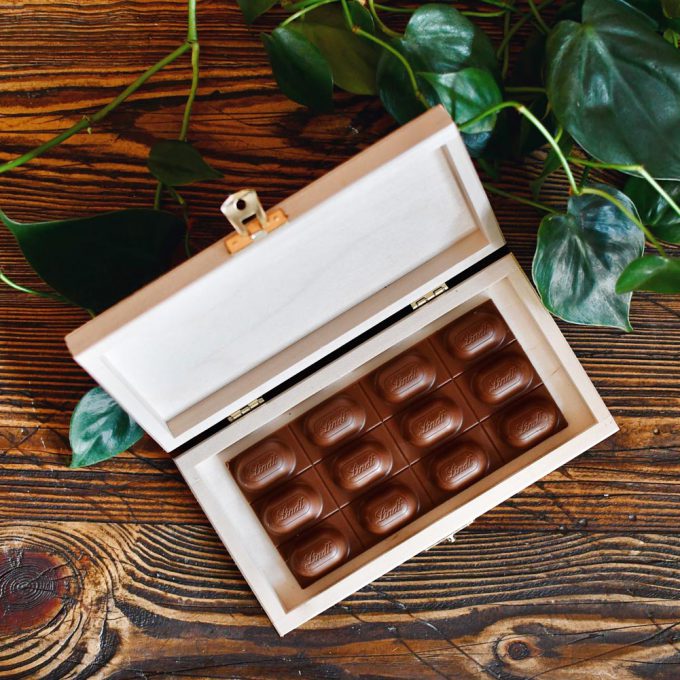 Personalizowane pudełko na czekoladę
