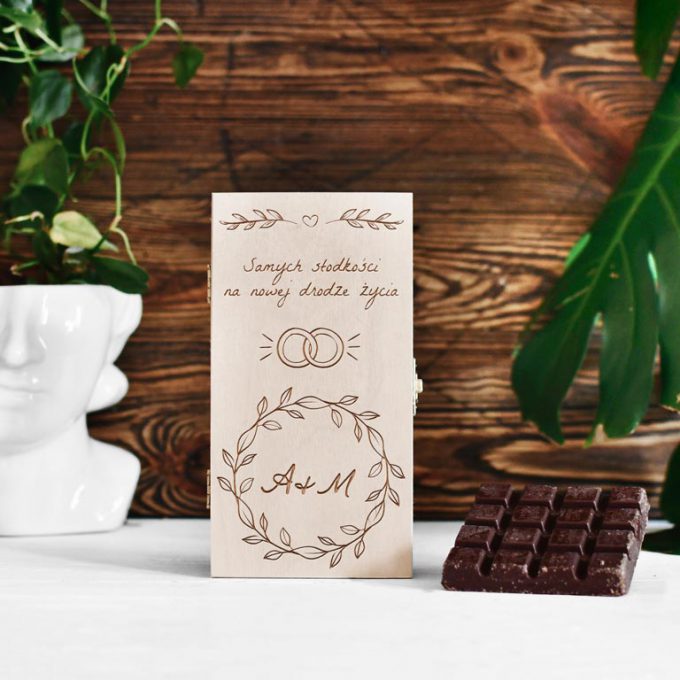 Personalizowane pudełko na czekoladę - Nowa droga życia