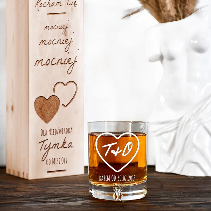 Personalizowana szklanka do whisky